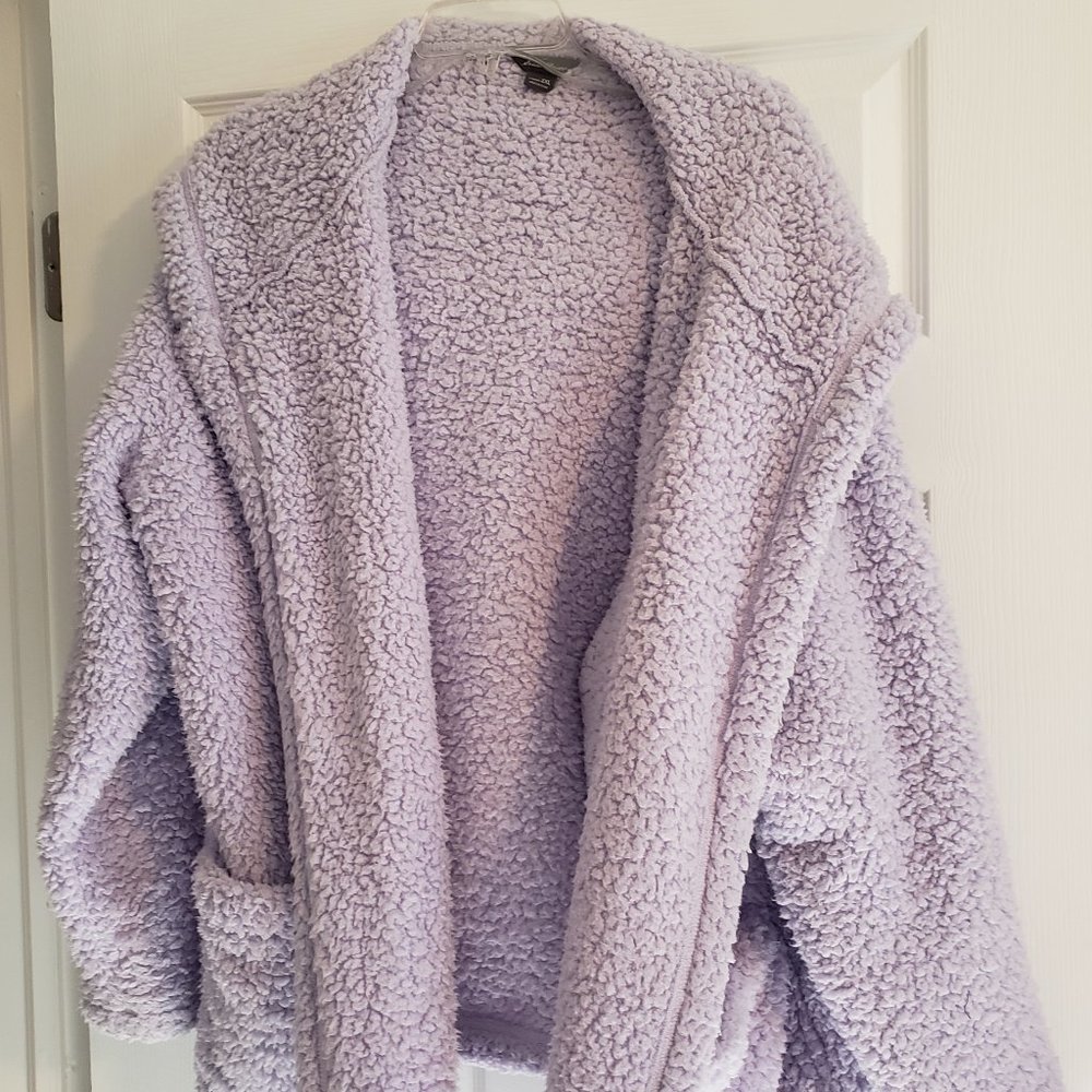 Eddie Bauer Fireside Plush Fleece 2X Lavendar